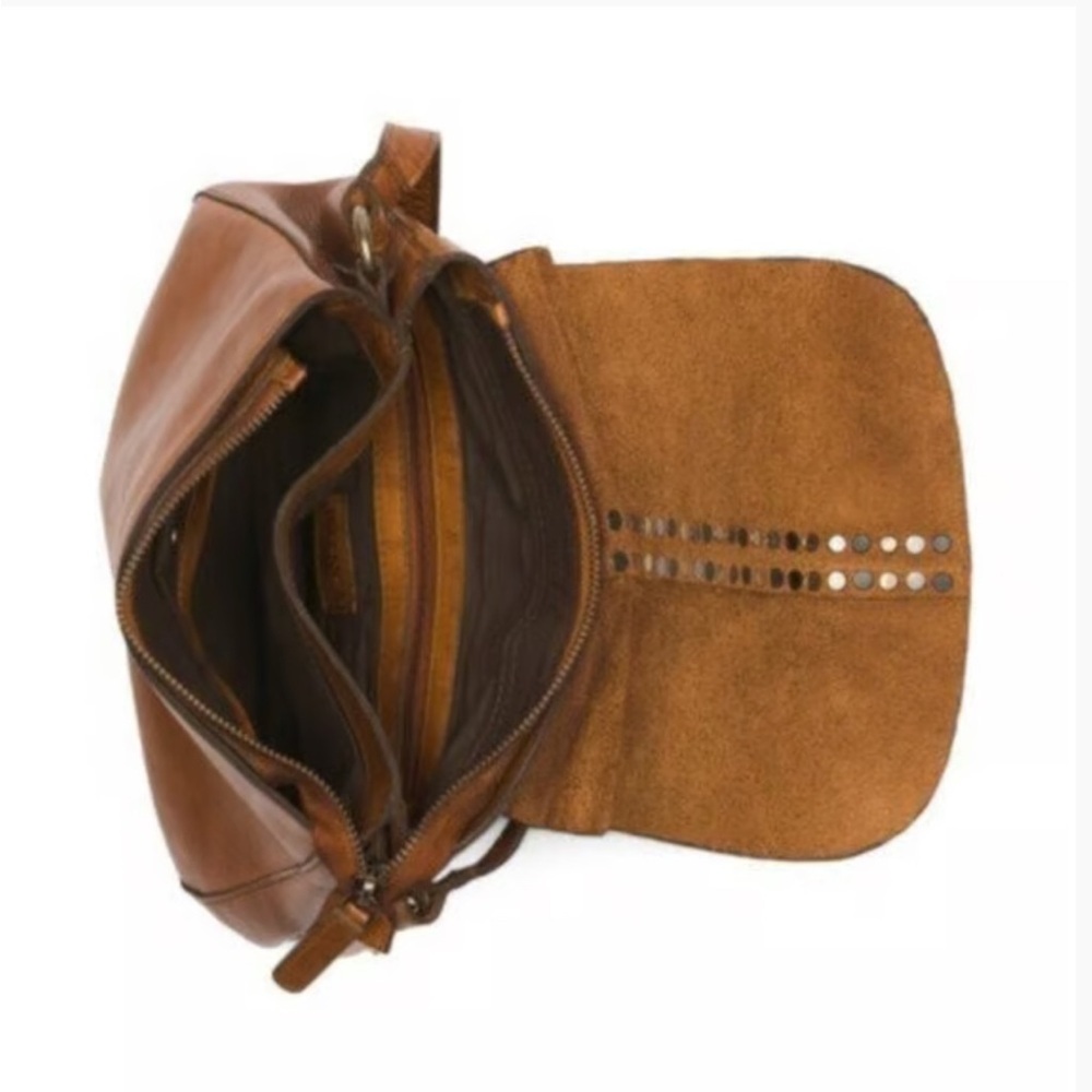 Vilenca - Tan (light brown) Crossbody Bag with Stud Accents - Picture 7 of 9